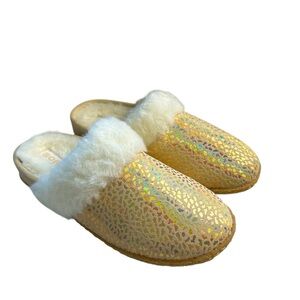 Sorel NEW Nakiska Slide II Ceramic Gum Tan Slippers Girls Youth Size 2, 3, 4, 5